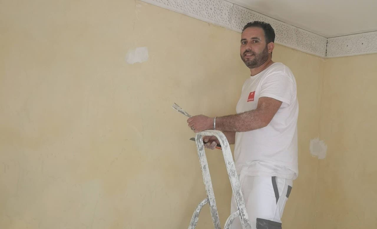 Mohamed, artisan peintre passionné